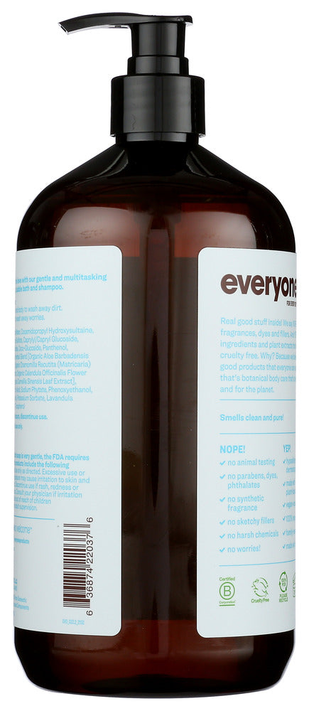 Everyone: Soap Liquid Everyone Unscented, 32 Oz