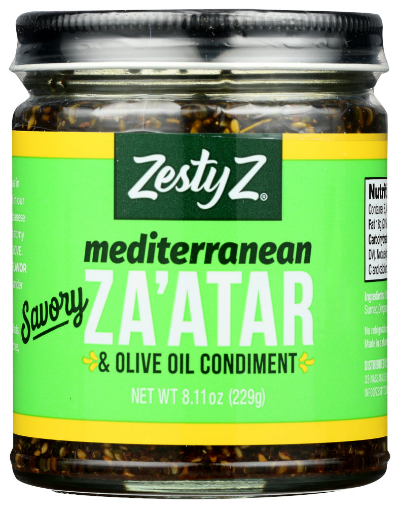 Zesty Z: Mediterranean Za'atar Condiment & Spread, 8.11 Oz