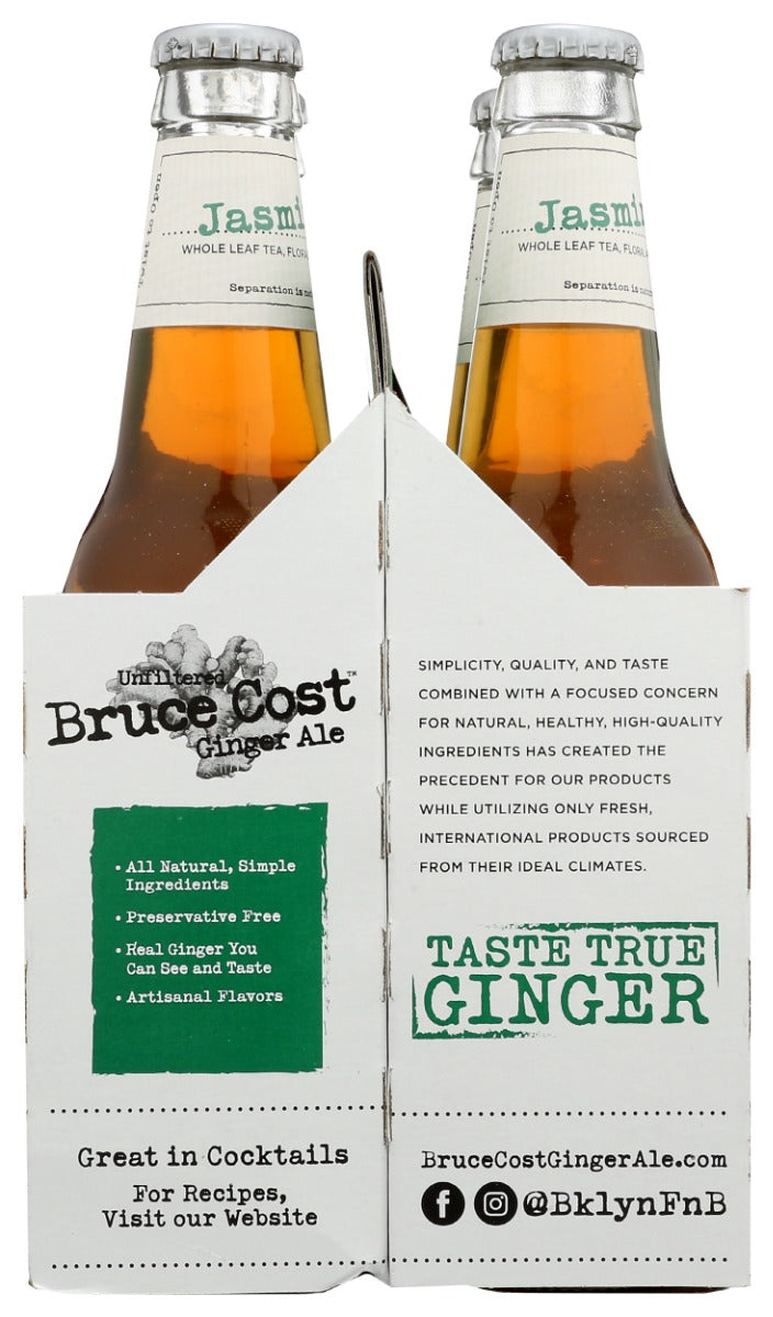 Bruce Cost Ginger Ale: Ginger Ale Jasmne Tea 4Pk, 48 Fo