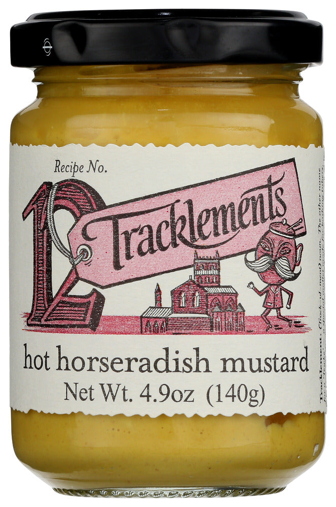 Tracklements: Hot Horseradish Mustard, 4.9 Oz