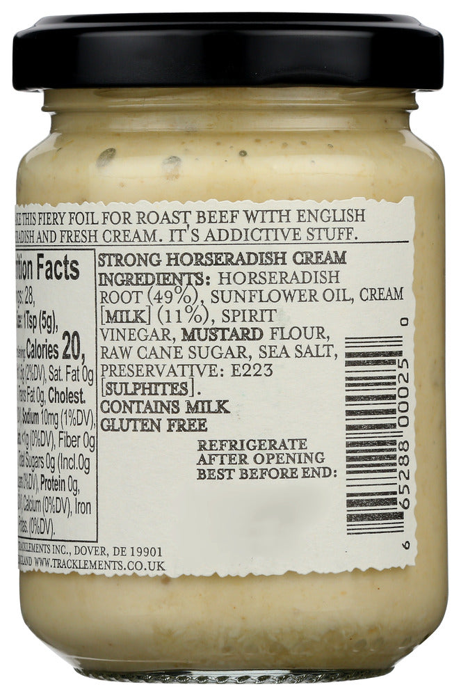 Tracklements: Strong Horseradish Cream, 5 Oz