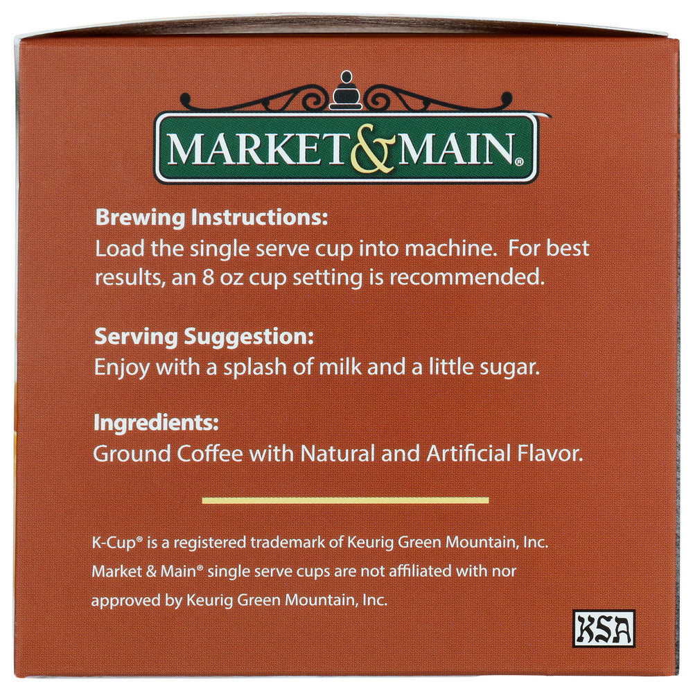 Market And Main Coffee: Coffee Salted Caramel Single Serve, 12 Ea