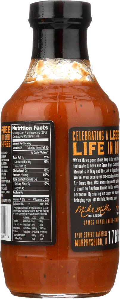 17Th Street Barbecue: Original Barbecue Sauce, 18 Oz