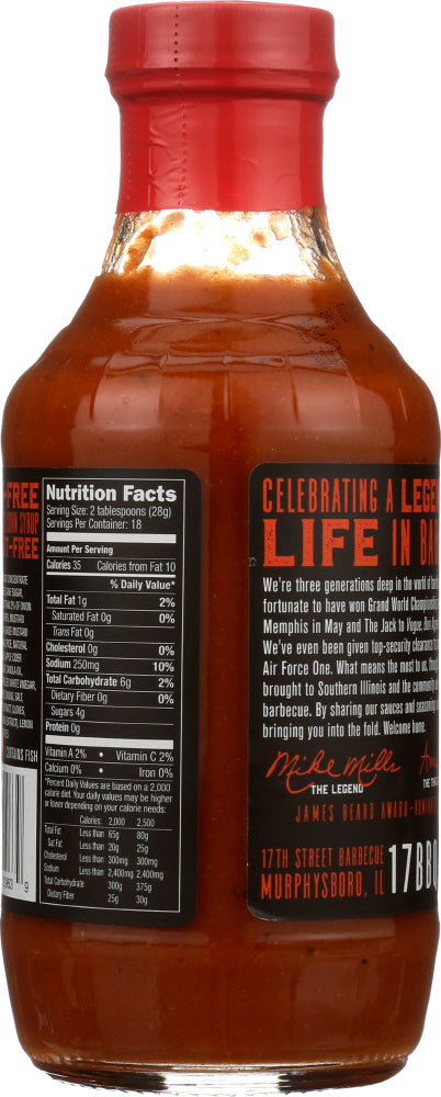 17Th Street Barbecue: Little Kick Bbq Sauce, 18 Oz