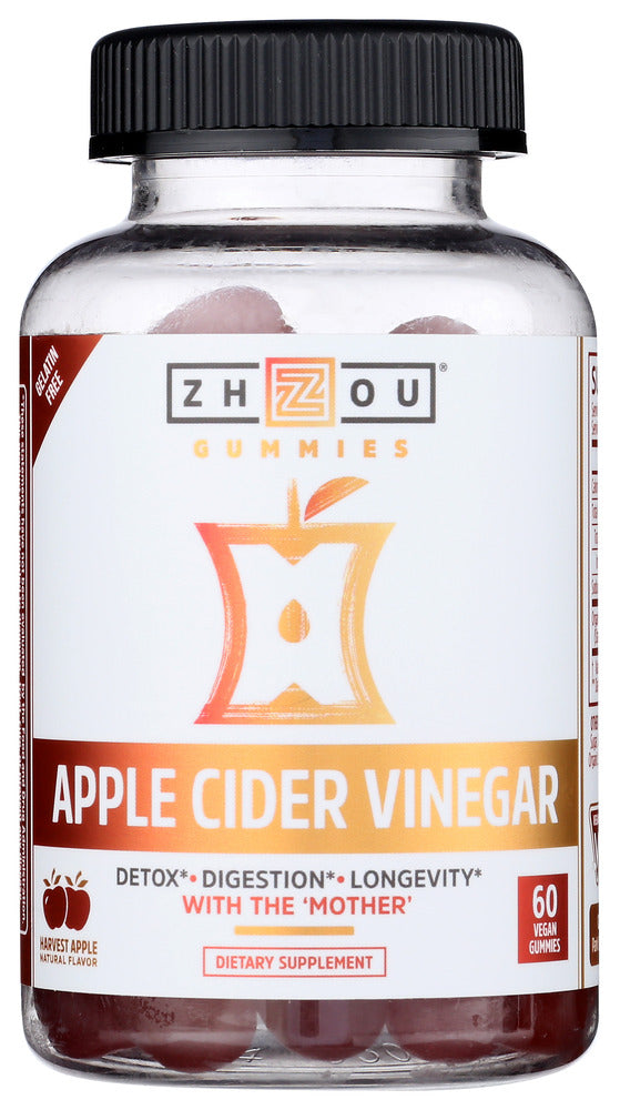 Zhou Nutrition: Apple Cider Vinegar Gumy, 60 Pc