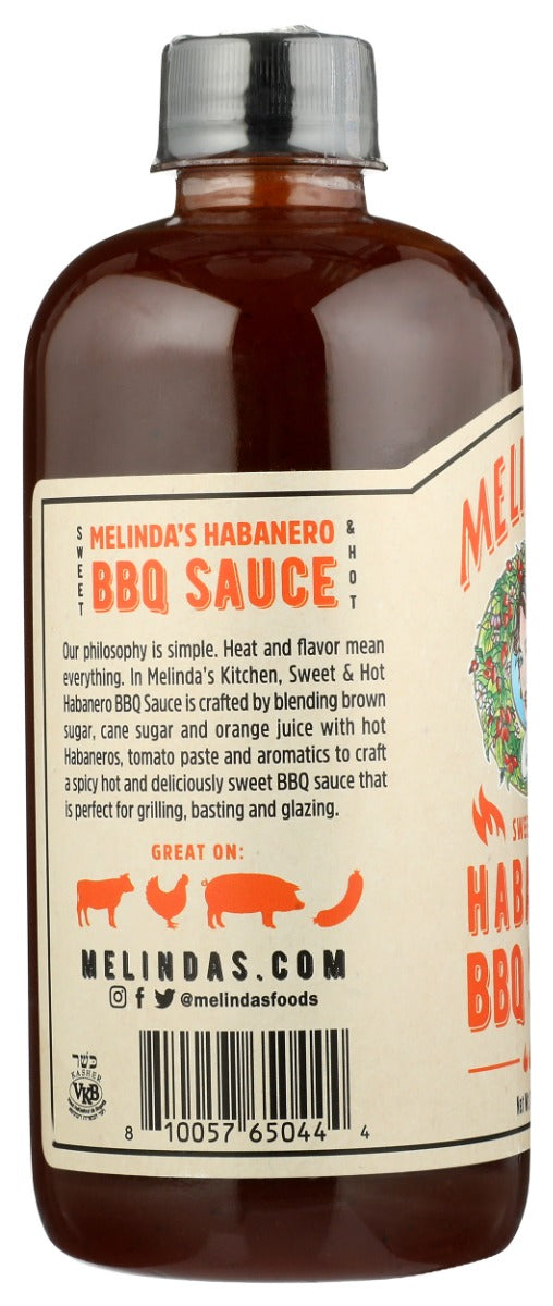 Melindas: Sauce Bbq Habanero, 16 Oz