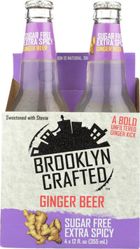 Brooklyn Crafted: Ginger Beer Spicy Sf 4Pk, 48 Fo