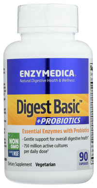 Enzymedica: Digest Basic Plus Probiotics, 90 Cp