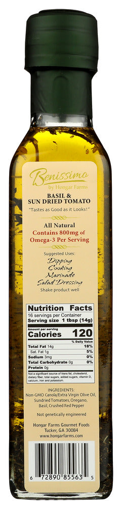 Benissimo: Basil Sun Dried Tomato, 8.1 Oz