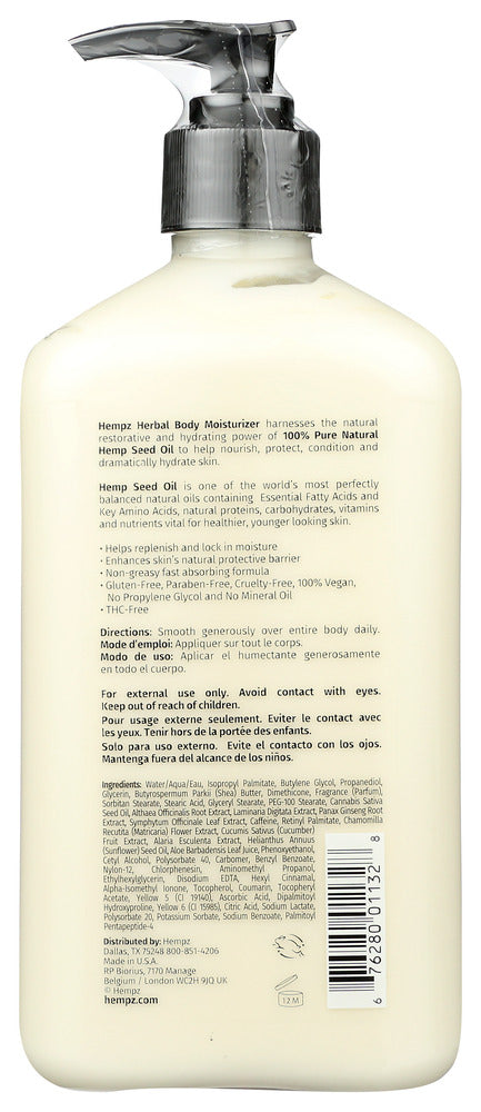 Hempz: Age Defying Body Moisturizer, 17 Oz