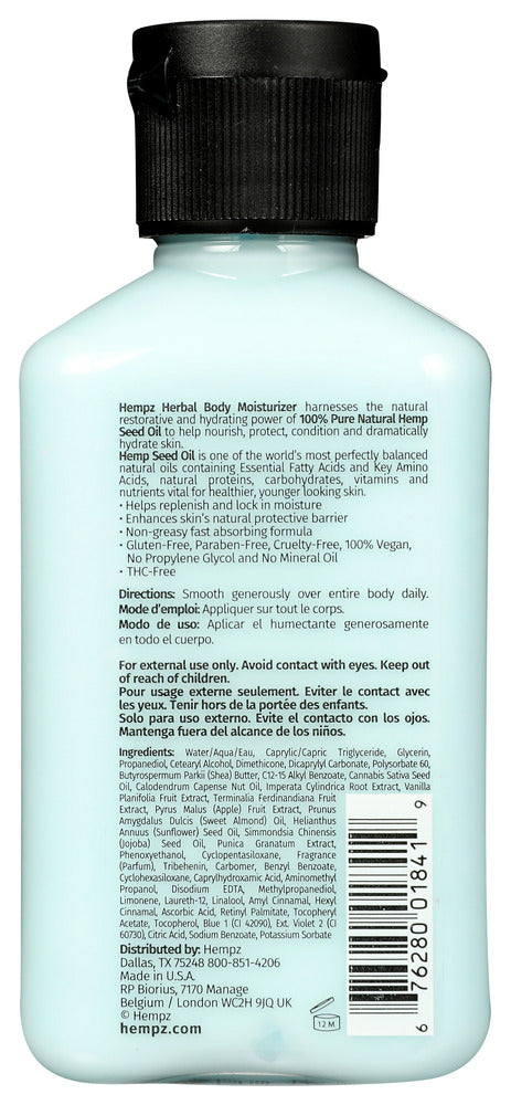 Hempz: Travel-Size Triple Moisture Body Creme, 2.25 Oz