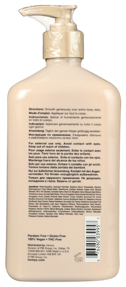 Hempz: Koa & Sweet Almond Smoothing Body Moisturizer, 17 Oz