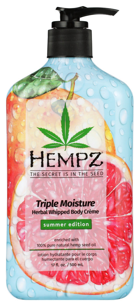 Hempz: Triple Moisture Body Creme Summer Edition, 17 Oz