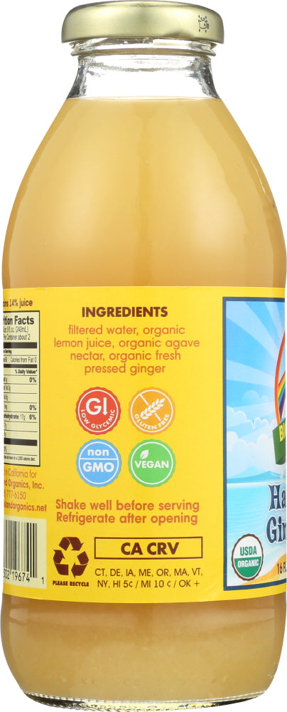 Big Island Organics: Juice Hawaiian Gingerade Organic, 16 Oz