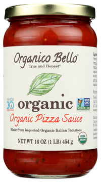 Organico Bello: Sauce Pizza And Pasta Org, 16 Oz