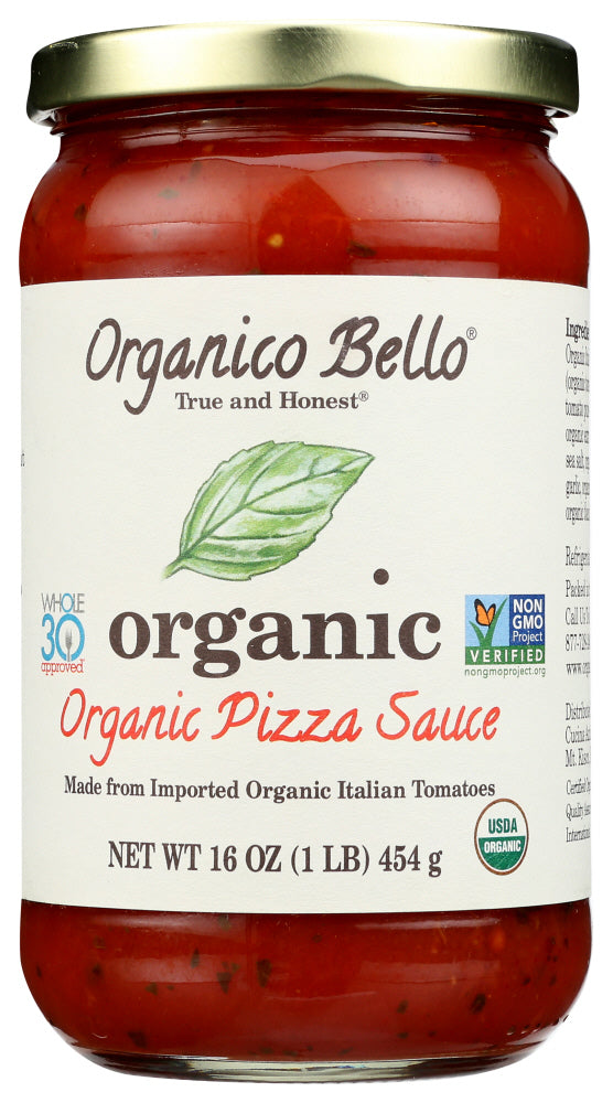 Organico Bello: Sauce Pizza And Pasta Org, 16 Oz