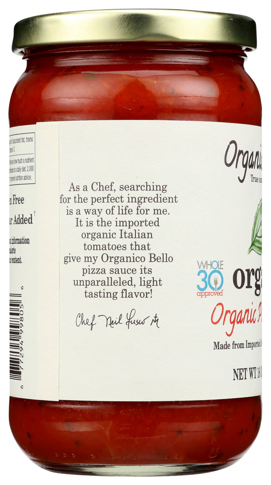 Organico Bello: Sauce Pizza And Pasta Org, 16 Oz