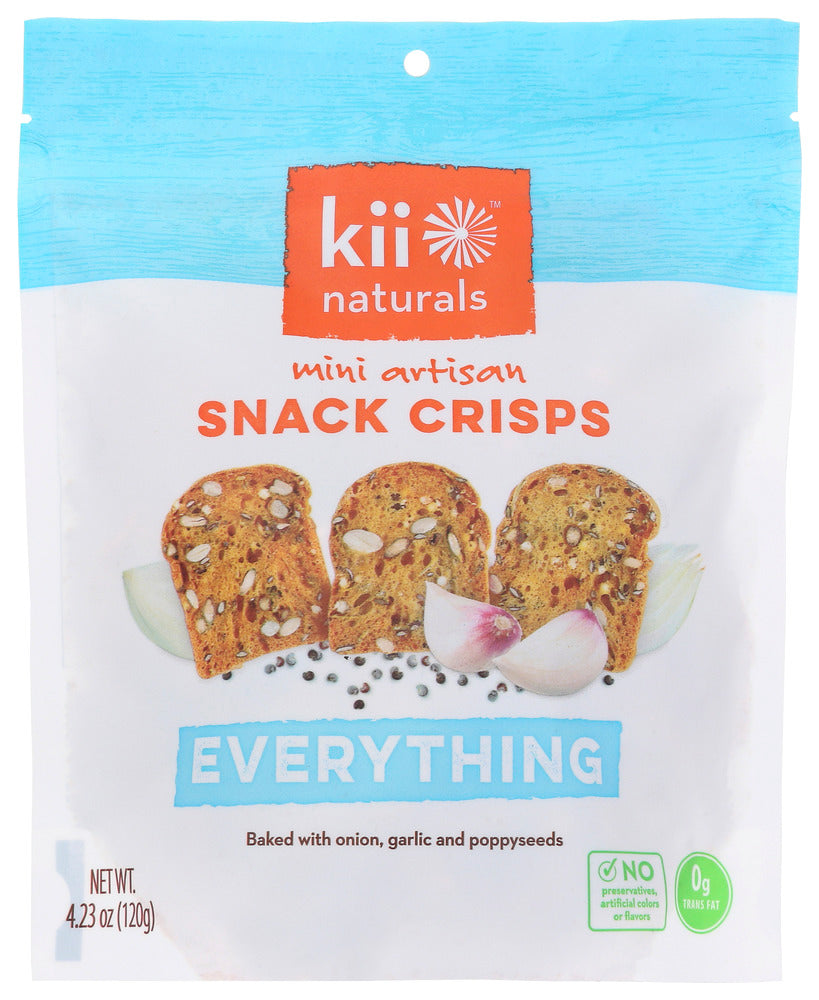 Kii Naturals: Everything Snack Crisps, 4.23 Oz