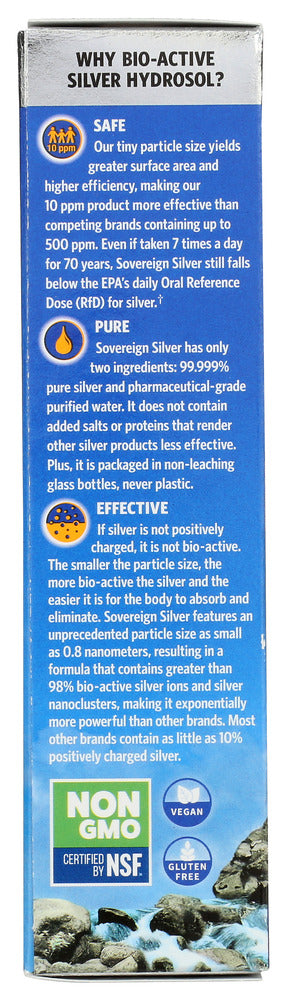 Sovereign Silver: Bio Active Silver Hydrosol Vertical Spray, 1 Oz