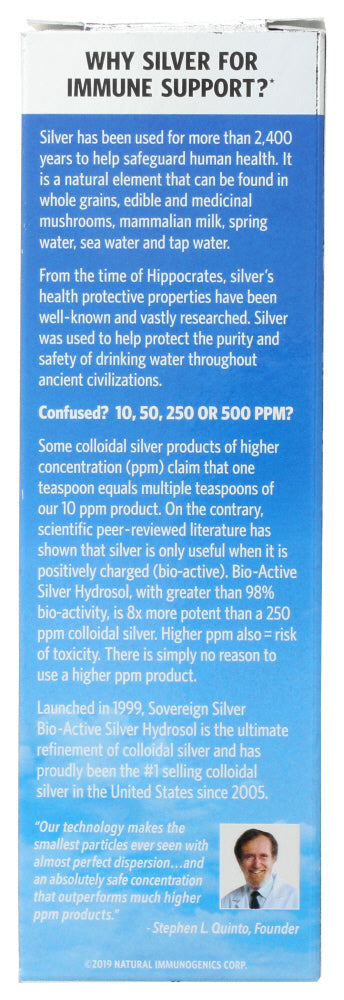 Sovereign Silver: Bio Active Silver Hydrosol Fine Mist Spray, 2 Oz