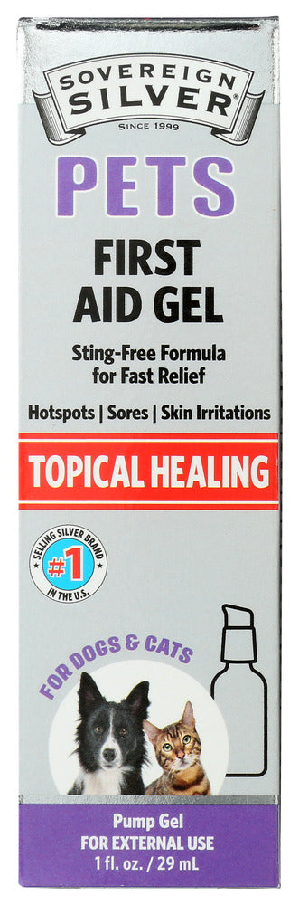 Sovereign Silver: Pets Topical Healing First Aid Gel, 1 Fo