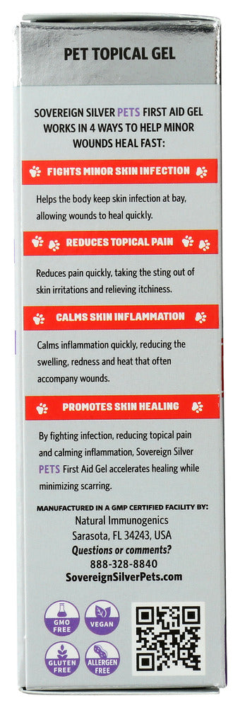 Sovereign Silver: Pets Topical Healing First Aid Gel, 1 Fo