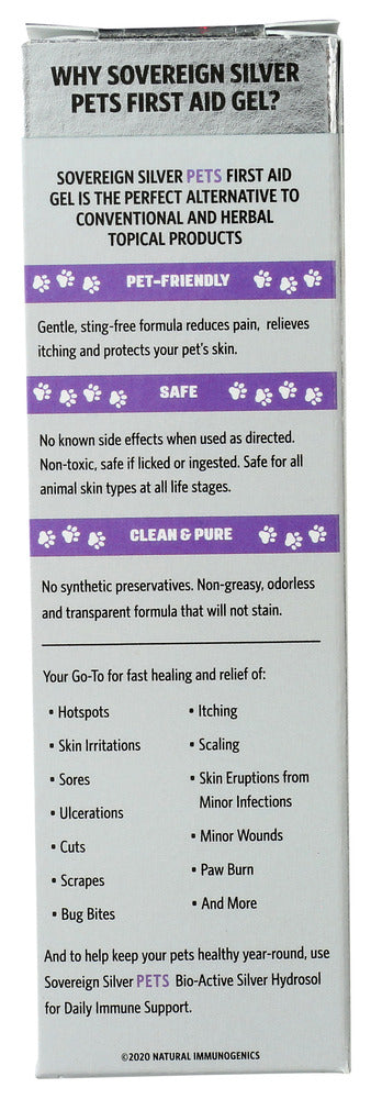 Sovereign Silver: Pets Topical Healing First Aid Gel, 1 Fo