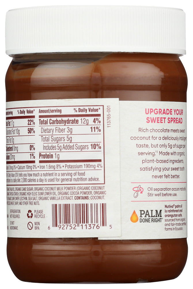 Nutiva: Chocolate Coconut Spread, 11.5 Oz