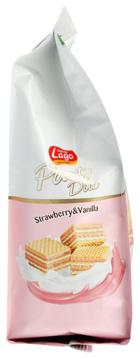 Gastone Lago: Party Duo Strawberry Vanilla Wafers, 7.76 Oz