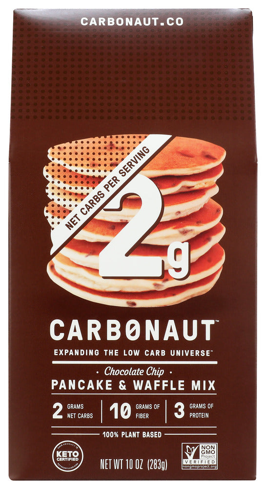 Carbonaut: Pancake And Waffle Mix Chocolate Chip, 10 Oz