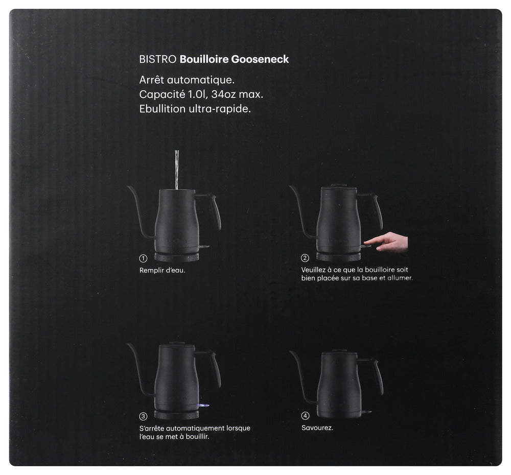 Bodum: Bistro Electric Gooseneck Kettle, 1 Ea