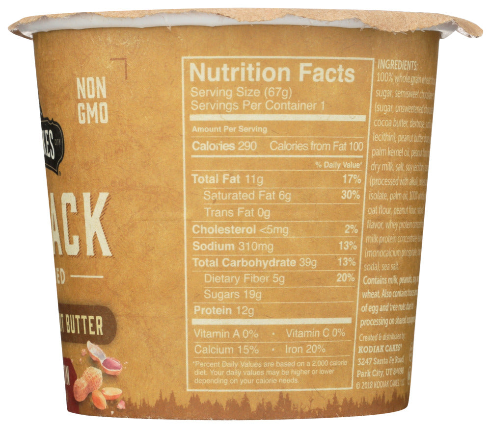 Kodiak: Mix Power Cakes Peanut Butter & Chocolate Flapjack, 2.36 Oz