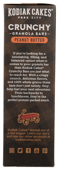 Kodiak: Peanut Butter Crunchy Granola Bars, 9.5 Oz