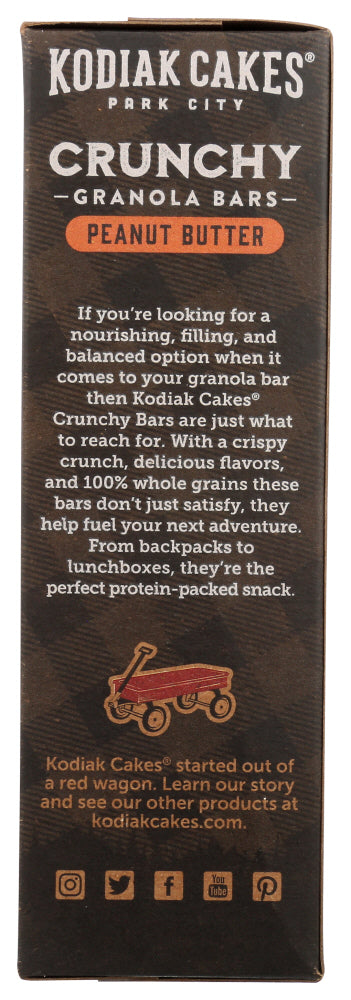 Kodiak: Peanut Butter Crunchy Granola Bars, 9.5 Oz