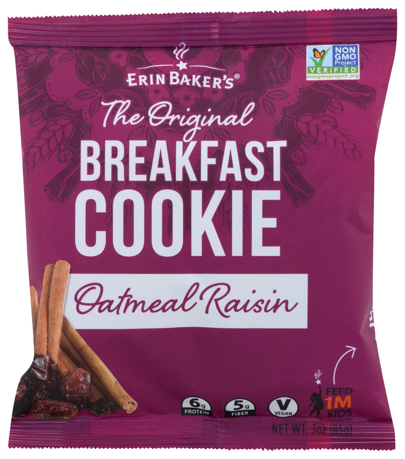 Erin Bakers: Oatmeal Raisin Breakfast Cookies, 3 Oz