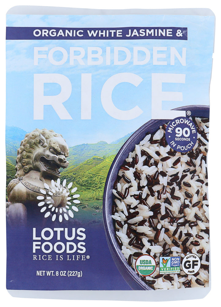 Lotus Foods: Rice Wht Jas Frbdn Org, 8 Oz