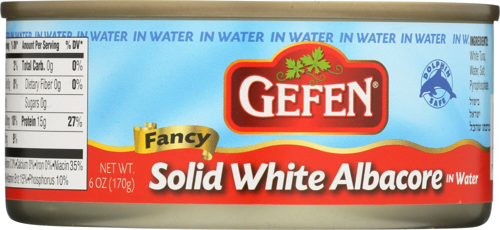 Gefen: Gefen Solid White Albacore In Water, 6 Oz