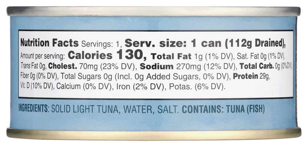 Tuscanini: Tuna Steak In Water Can, 5.6 Oz