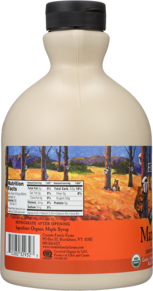 Coombs Family Farms: Syrup Mpl Amber Taste Jug, 32 Oz