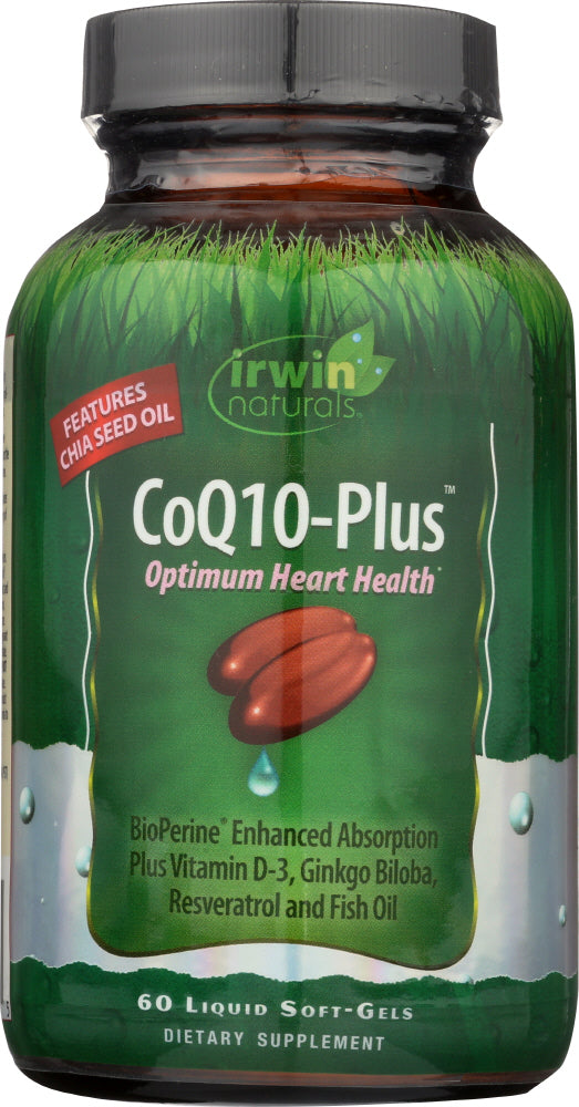 Irwin Naturals: Coq10 Plus Optimum Heart Health, 60 Sg