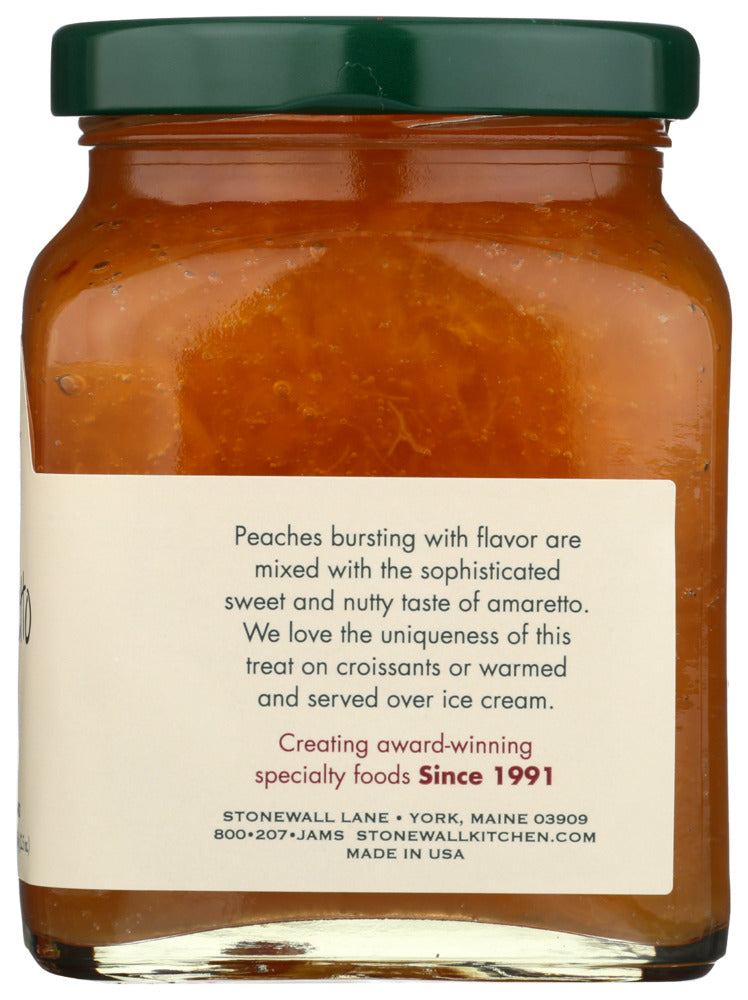 Stonewall Kitchen: Peach Amaretto Jam, 12.5 Oz