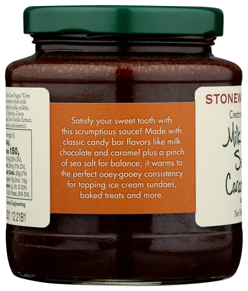 Stonewall Kitchen: Milk Chocolate Sea Salt Caramel Sauce, 12.25 Oz