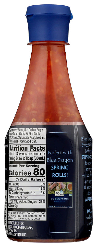 Blue Dragon: Thai Sweet Chili Sauce, 10.5 Fo