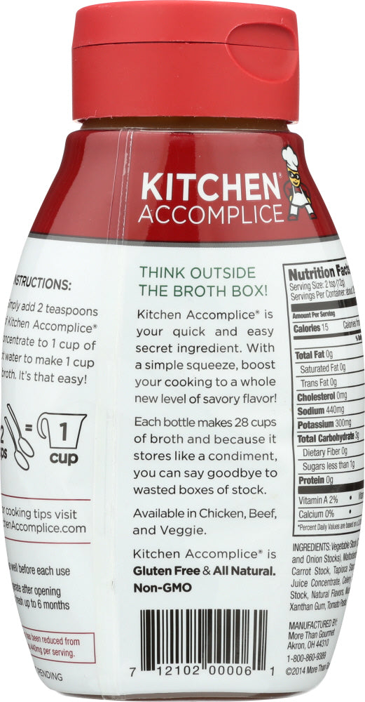 Kitchen Accomplice: Veggie Broth Concentrate, 12 Oz