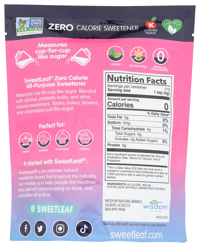 Sweetleaf: Sugar Zero Substitute, 16 Oz