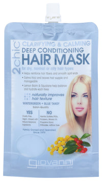 Giovanni Cosmetics: Mask Hair Clarifying Calm, 1.75 Oz