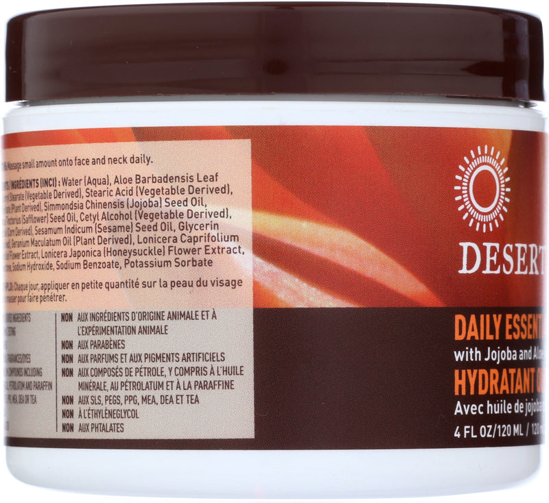 Desert Essence: Daily Essential Moisturizer, 4 Oz