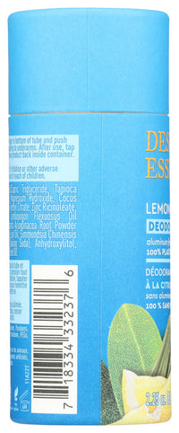 Desert Essence: Lemongrass Deodorant, 2.25 Oz