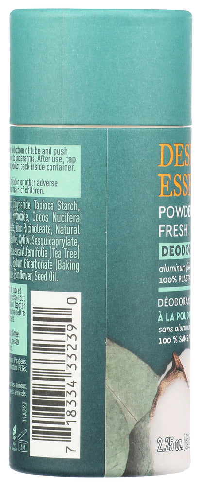 Desert Essence: Powder Fresh Deodorant, 2.25 Oz