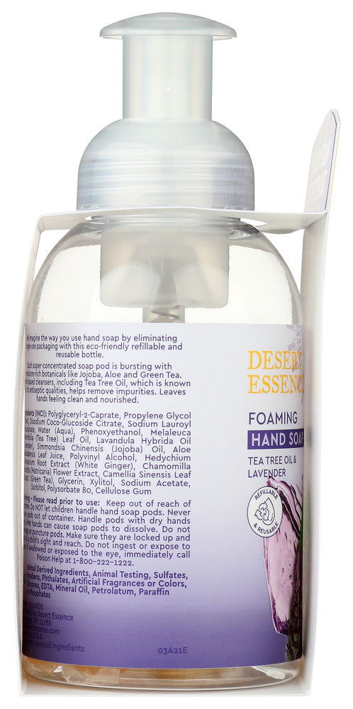 Desert Essence: Tree Oil & Lavender Foaming Hand Soap Pod Starter Kit, 1.3 Fo